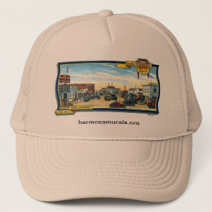 Baseball Pet~ Art Wall #1:  Hermosa Beach Pier Pla Trucker Pet
