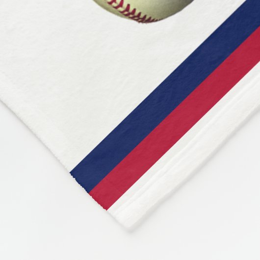 Baseball Pet Bats Diamond Name Team Fleece Deken (Hoek)