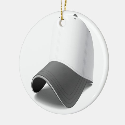 Baseball-pet Keramisch Ornament (Links)