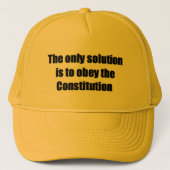 Baseball-Pet MET DE ENIGE OPLOSSING IS TE BEKIJKEN Trucker Pet (Voorkant)