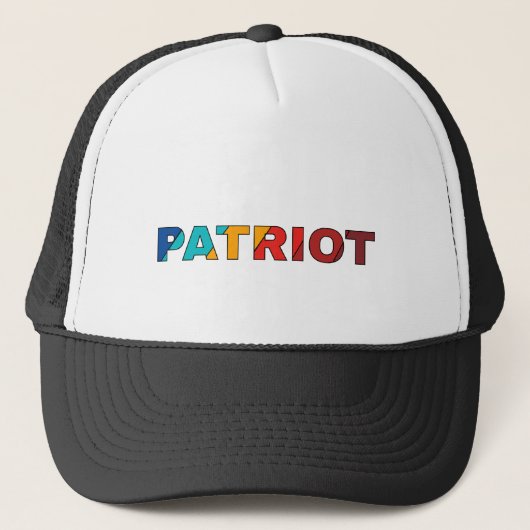 Baseball Pet: Patriot Trucker Pet (Voorkant)