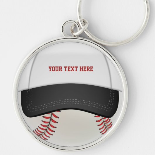 Baseball Pet Sleutelhanger (Voorkant)