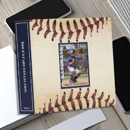 Baseball Photo Card Collector Album 1 1/2" Multomap