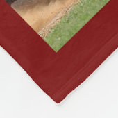 Baseball Photo Collage Fleece Deken (Hoek)