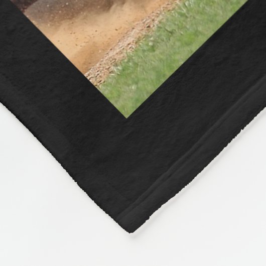 Baseball Photo Collage Fleece Deken (Hoek)