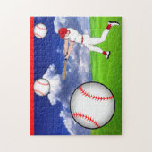 Baseball Photo Puzzle Legpuzzel (Verticaal)