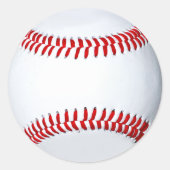 Baseball Photo Sticker (Voorkant)