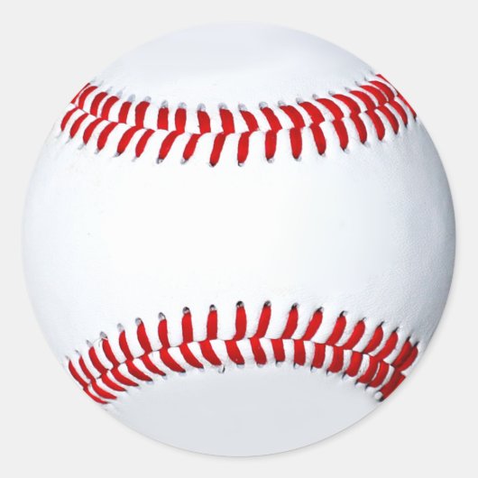 Baseball Photo Sticker (Voorkant)