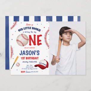 Baseball Photo Uitnodiging