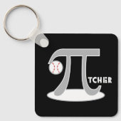 Baseball Pi-tcher - Funny Pi Day Gifts Sleutelhanger (Voorkant)