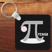 Baseball Pi-tcher - Funny Pi Day Gifts Sleutelhanger (Voorkant)