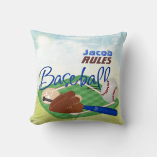 Baseball Pillow personaliseren Kussen