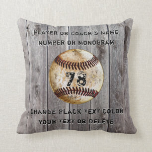 Baseball Pillow, speciaal gepersonaliseerd voor co Kussen