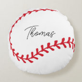 Baseball Pillow sports Rond Kussen (Voorkant)