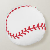 Baseball Pillow sports Rond Kussen (Achterkant)