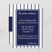 Baseball Pinstripes Enclosure Card Informatiekaartje (Voorkant / Achterkant)