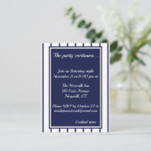 Baseball Pinstripes Enclosure Card Informatiekaartje (Staand voorkant)