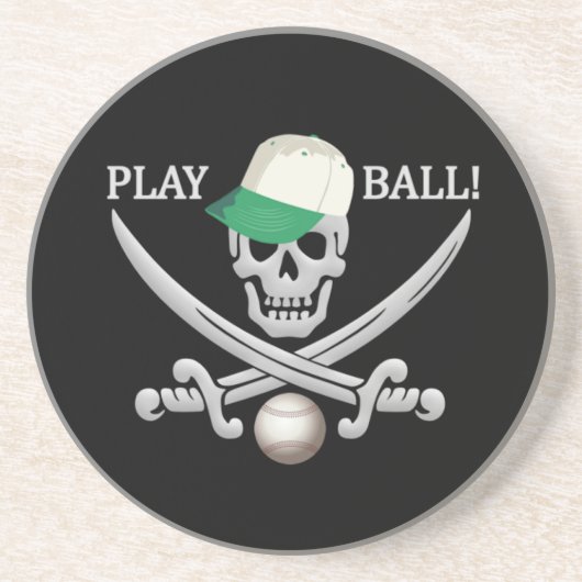 Baseball Pirate onderzetter (Voorkant)