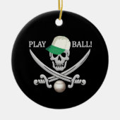 Baseball Pirate ornament (Voorkant)