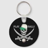 Baseball Pirate sleutelhanger (Voorkant)