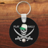 Baseball Pirate sleutelhanger (Voorkant)