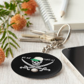 Baseball Pirate sleutelhanger (Zijkant)