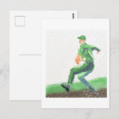 Baseball Pitch Art Briefkaart (Voorkant / Achterkant)