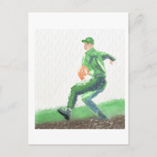 Baseball Pitch Art Briefkaart (Voorkant)