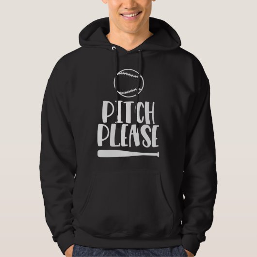 Baseball Pitch Please Pitches Baseball Game  3 Hoodie (Voorkant)