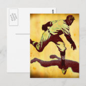  Baseball Pitcher-briefkaart Briefkaart (Voorkant / Achterkant)