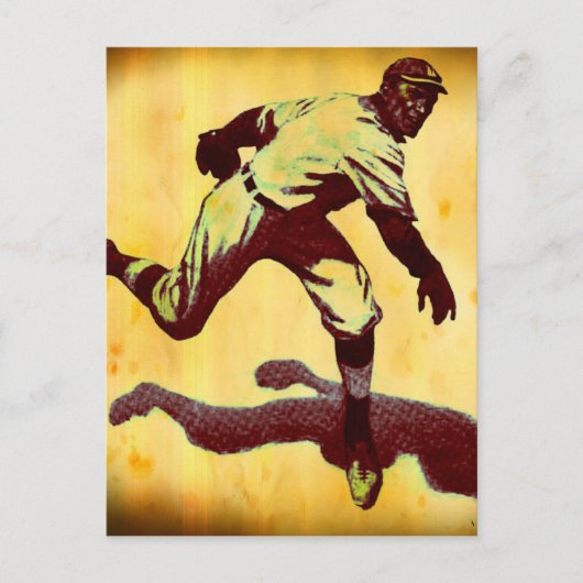  Baseball Pitcher-briefkaart Briefkaart (Voorkant)