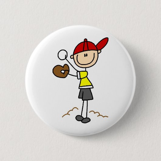 Baseball Pitcher Button (Voorkant)