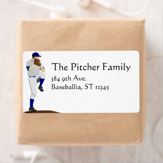 Baseball Pitcher Label (Insitu)
