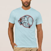 Baseball Pitcher Mannen T-Shirt (Voorkant)