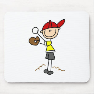Baseball Pitcher Mousepad Muismat