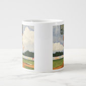 Baseball Pitcher op Mound van Jay Throckmorton Grote Koffiekop (Voorkant)