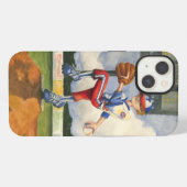 Baseball Pitcher op Mound van Jay Throckmorton iPhone Hoesje (Achterkant horizontaal)
