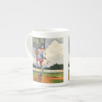 Baseball Pitcher op Mound van Jay Throckmorton