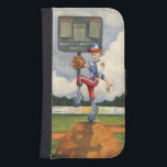 Baseball Pitcher op Mound van Jay Throckmorton Galaxy S4 Portemonnee Hoesje<br><div class="desc">Is het een krommel of een schuifregelaar? Wat het ook is, het komt je aan in dit geweldige stuk van Jay Throckmorton. Een honkbalpitcher beveelt de heuvel, opwinden om te leveren werpen aan het bord. Geef dit als geschenk of hang het op je muur en geniet van deze Amerikaanse pastijd!...</div>