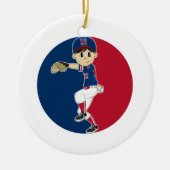 Baseball Pitcher Ornament (Voorkant)