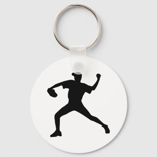 Baseball - Pitcher Sleutelhanger (Voorkant)