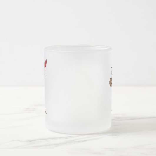 Baseball Pitcher Stick Figuur Mok (Center)