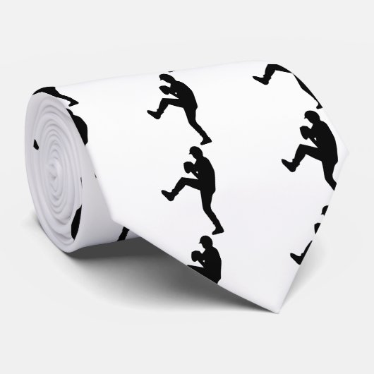 Baseball - Pitcher Stropdas (Opgerold)