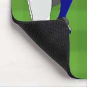Baseball Pitcher Windup Mousepad Muismat (Hoek)