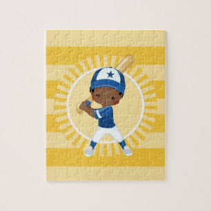 Baseball Player - African American Boy Legpuzzel
