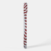 Baseball player Batter with Customizable Number iPhone Hoesje (Rechterkant)