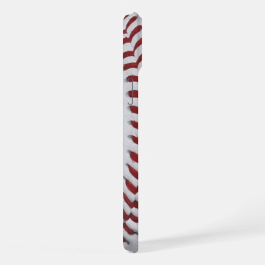 Baseball player Batter with Customizable Number iPhone Hoesje (Rechterkant)