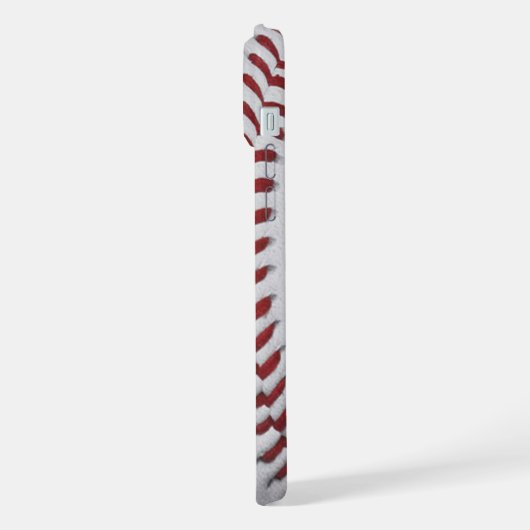 Baseball player Batter with Customizable Number iPhone Hoesje (Linkerkant)