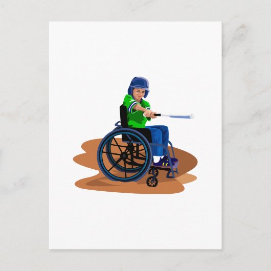 Baseball Player Briefkaart (Voorkant)