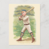 Baseball Player Briefkaart (Voorkant)